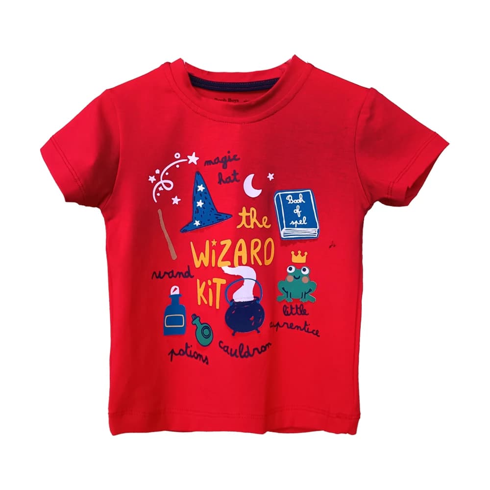 تیشرت طرح WIZARD پسرانه (18 ماه تا 7 سال) کد 628902 — تصویر ۲