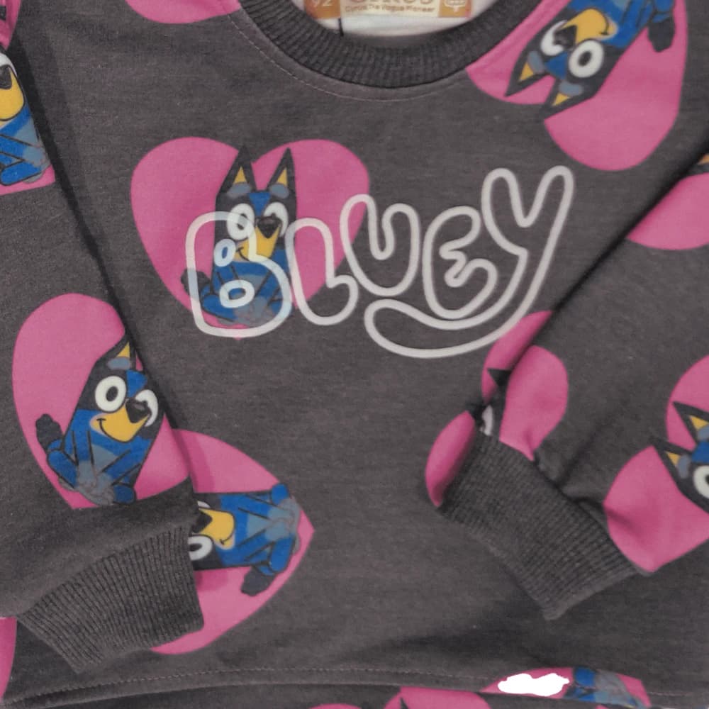 بلوز و شلوار طرح Bluey دخترانه (18 ماه تا 5 سال) کد 630324 — تصویر ۳