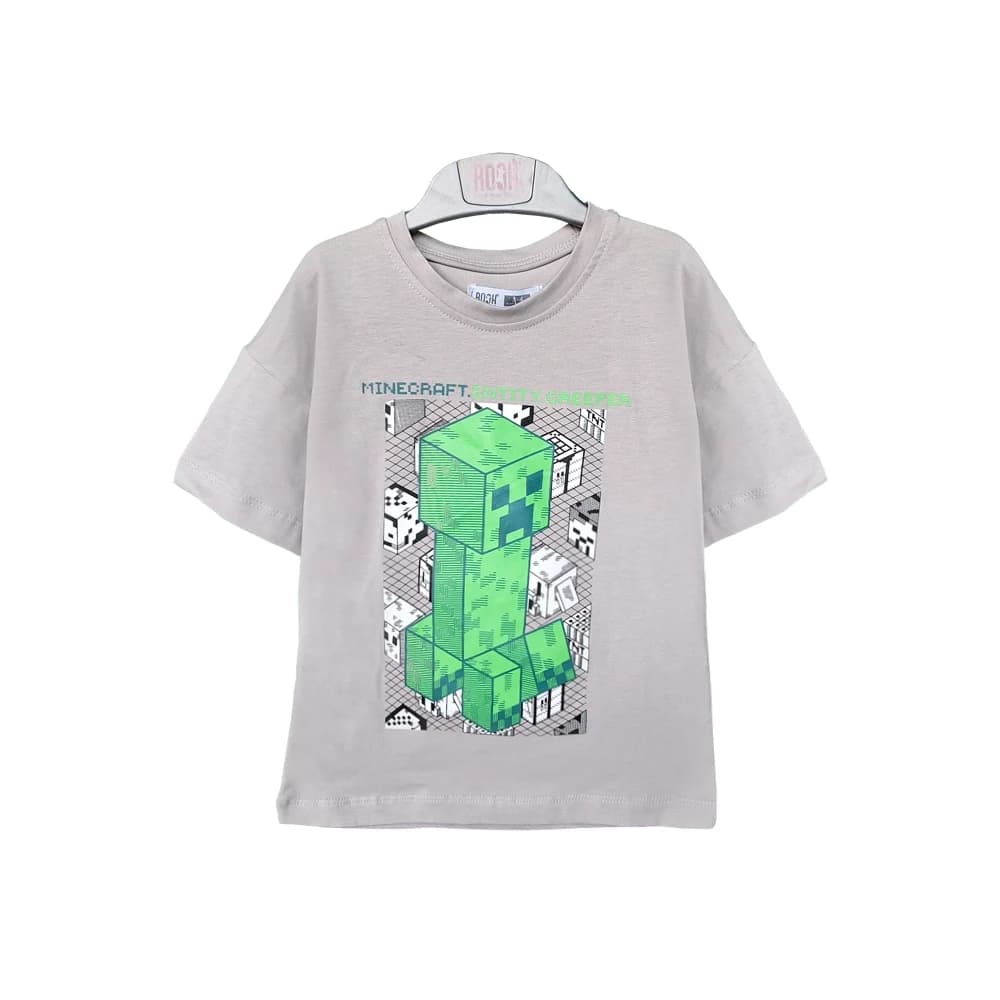 تیشرت طرح Minecraft پسرانه (2 تا 9 سال) کد 629827 — تصویر ۲