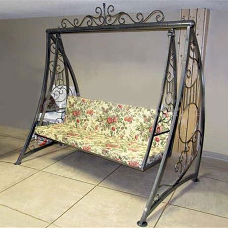 تاب فلزی کلاسیک بدون سایبان سه نفره