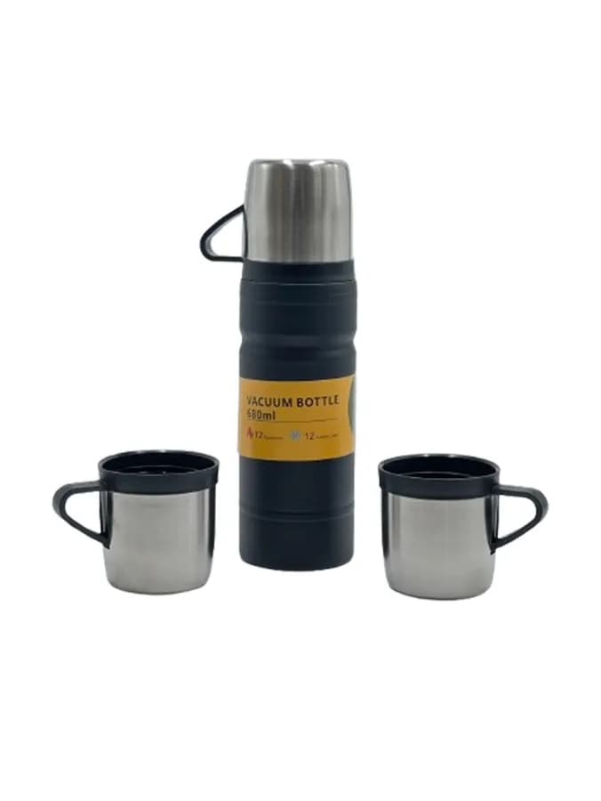 ست فلاسک 680 میلی لیتری دوکاپ Vacuum