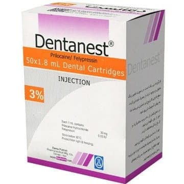 بی حسی دندانپزشکی کارپول 3% دنتانست داروپخش