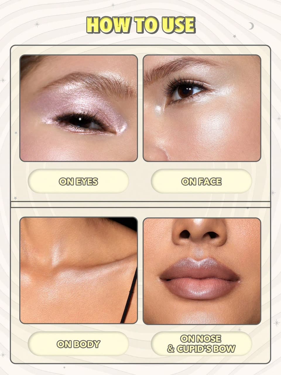 هایلایتر فضایی LUNAR شیگلم SHEGLAM رنگ VANILLA FROST — تصویر ۳