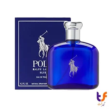 ادو تویلت مردانه رالف لورن Polo Blue حجم 125ml – نسخه طرح — تصویر ۳
