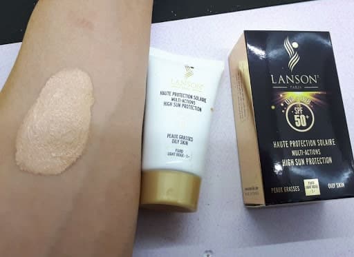 کرم ضد آفتاب لانسون شماره 1 لایت بژ حجم 40 — تصویر ۲