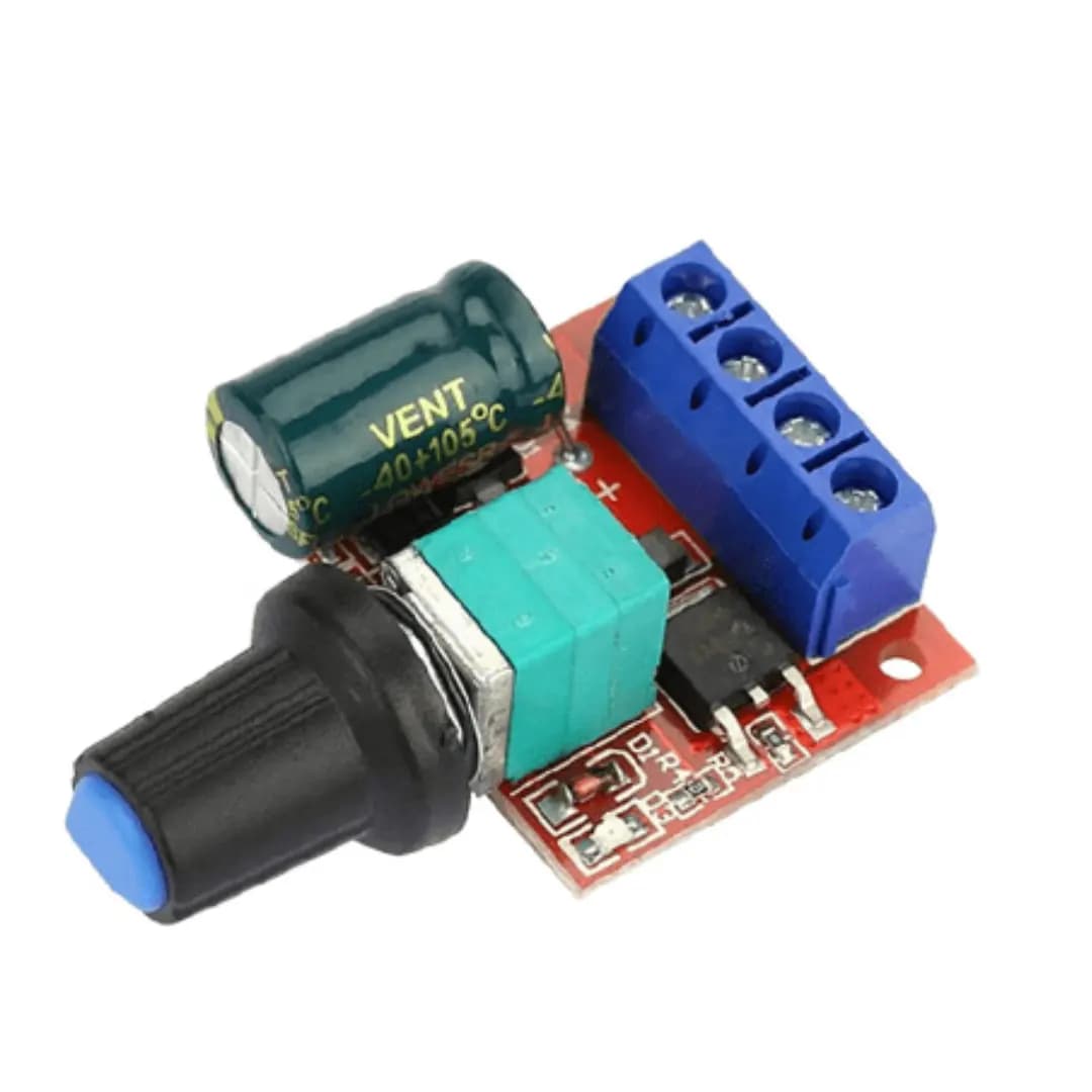 ماژول کنترلر دور موتور(PWM) با جریان 5 آمپر مدل HX-T05