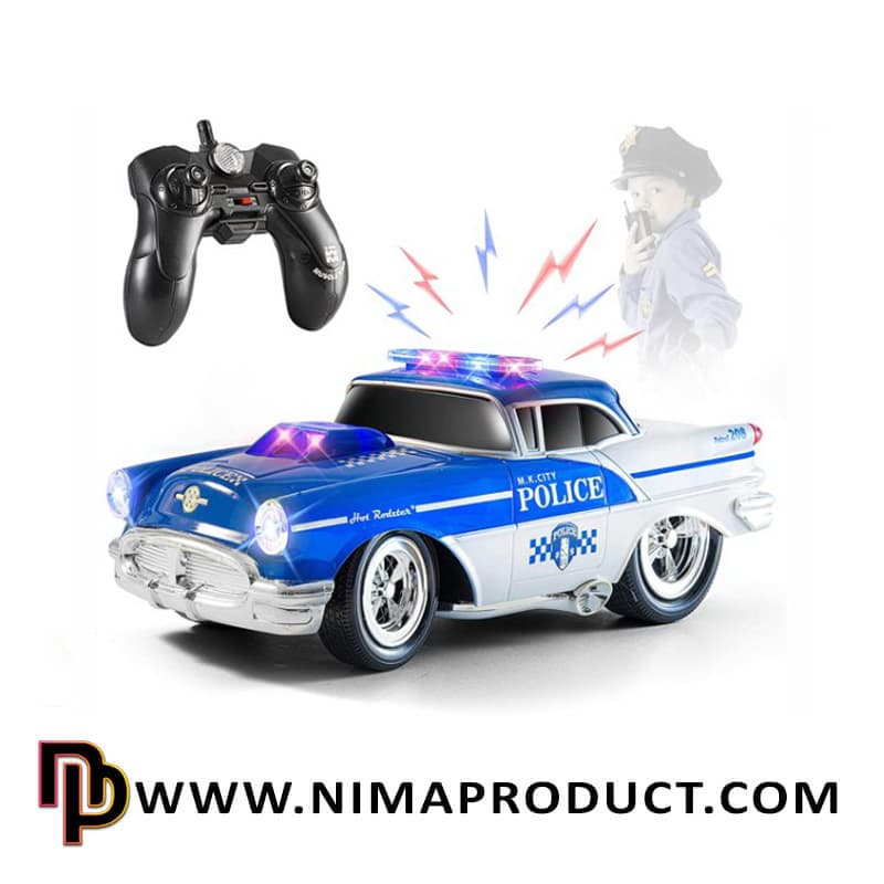 ماشین کنترلی شارژی پلیس مدل Hot Rod Patrol — تصویر ۶