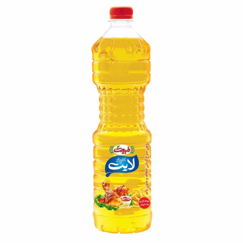 روغن مایع سرخ کردنی لایت طبیعت – 1.5 لیتری