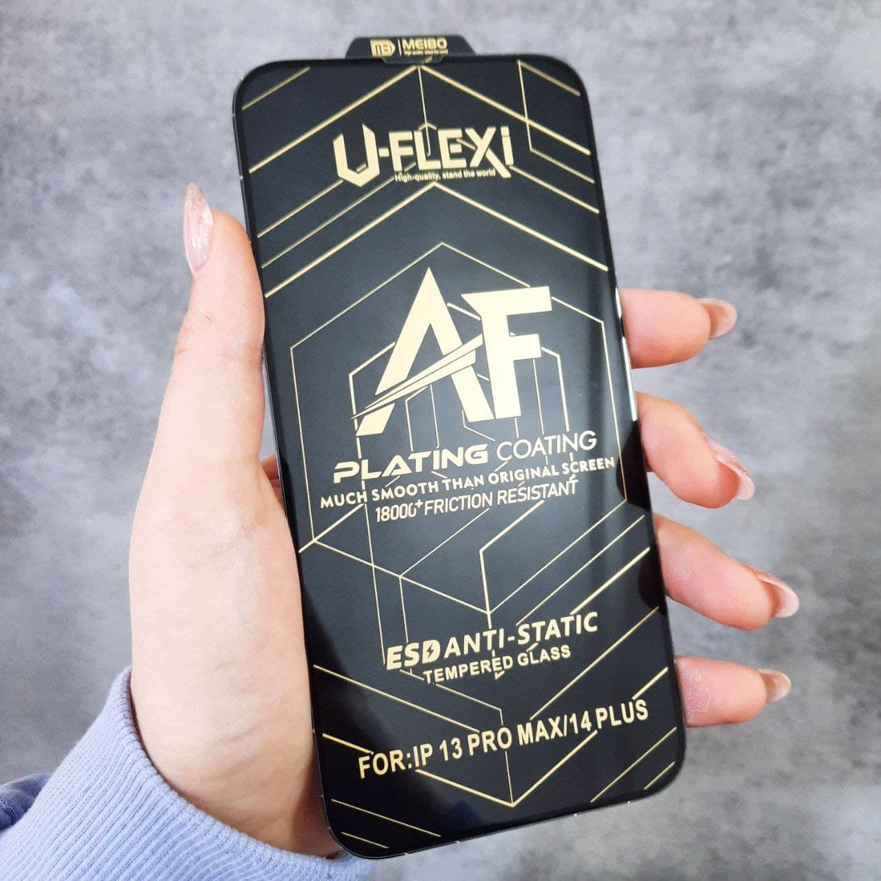 گلس +iPhone 13 Pro Max / 14 مدل meibo (اصل)