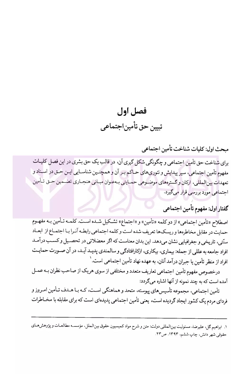 حقوق تامین اجتماعی | دلیر — تصویر ۳
