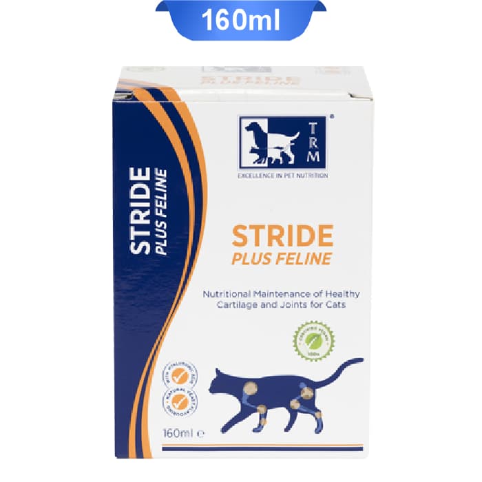 شربت تخصصی استراید تقویت مفاصل گربه تی آر ام حجم 160 میلی لیتر TRM Stride Plus