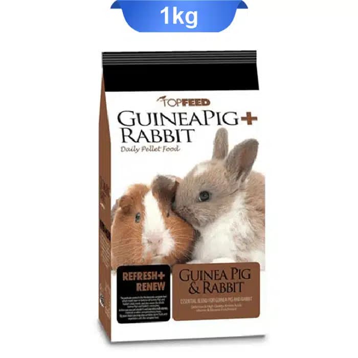 غذای خشک خرگوش و خوکچه هندی تاپ فید وزن 1 کیلوگرم TopFeed Guinea Pig & Rabbit
