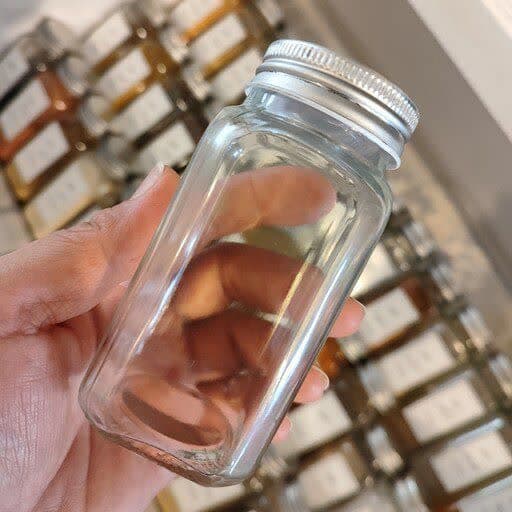 شیشه ادویه مک کارتی چهارگوش 10 سانتی