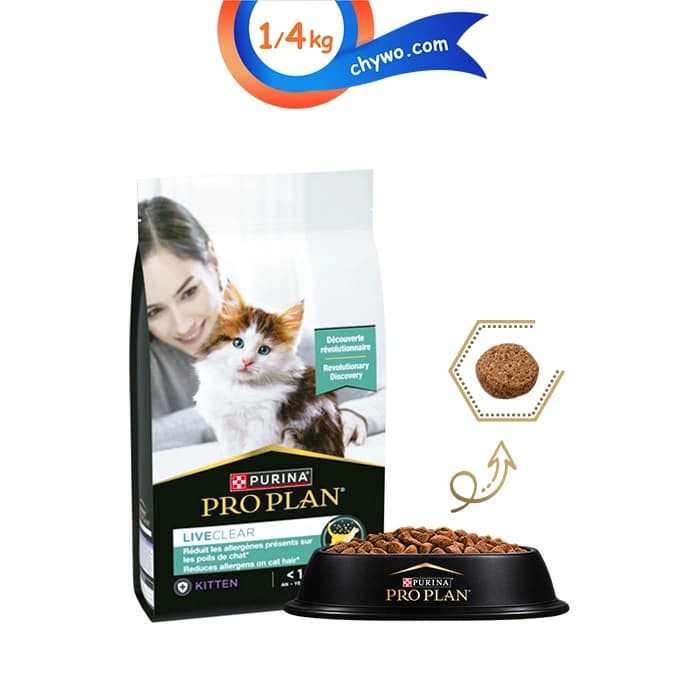 غذای خشک بچه گربه پروپلن مدل کیتن آلرژی طعم بوقلمون LiveClear وزن 1.4 کیلوگرم ProPlan Kitten — تصویر ۹