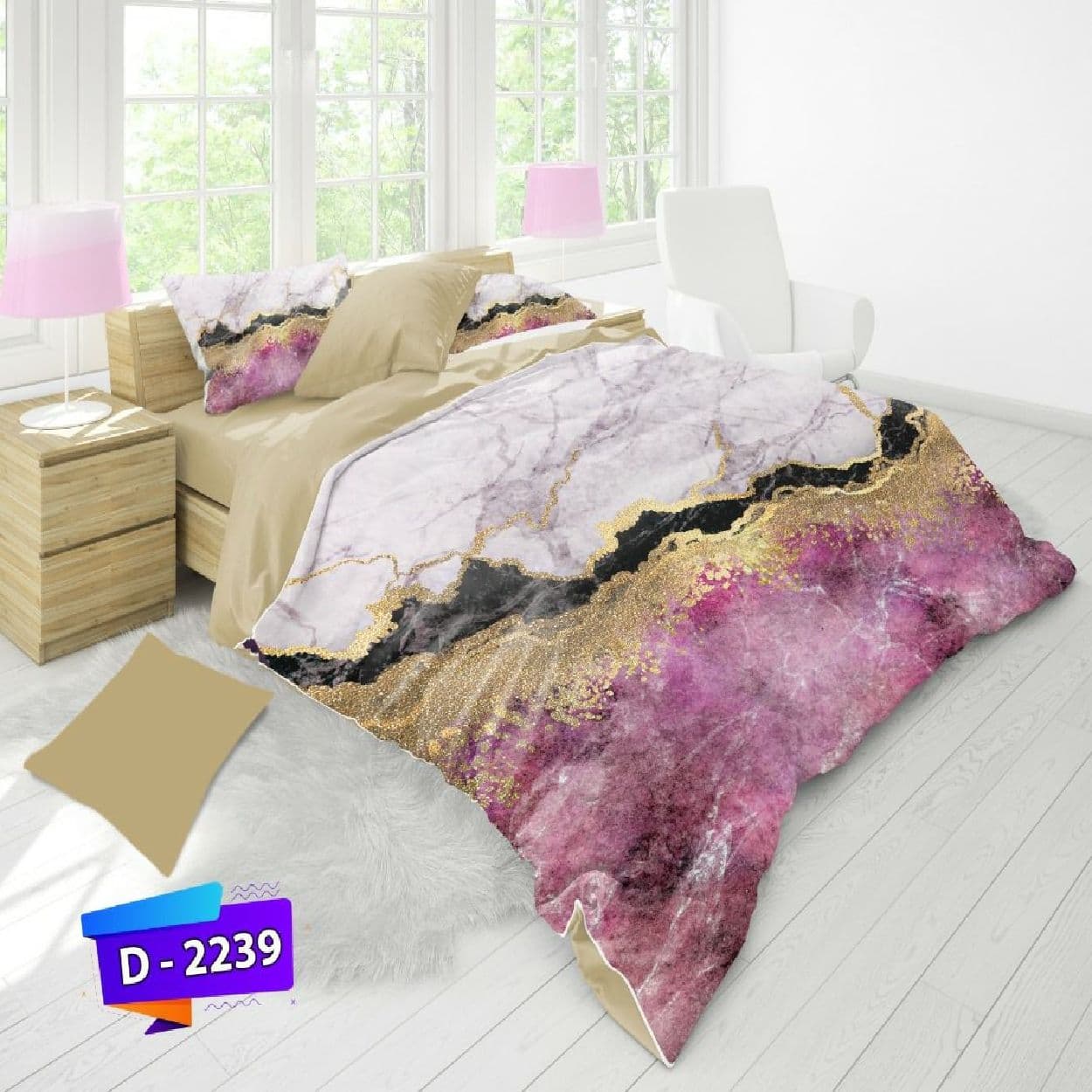 سرویس روتختی لمان دونفره کد D-2240 — تصویر ۲