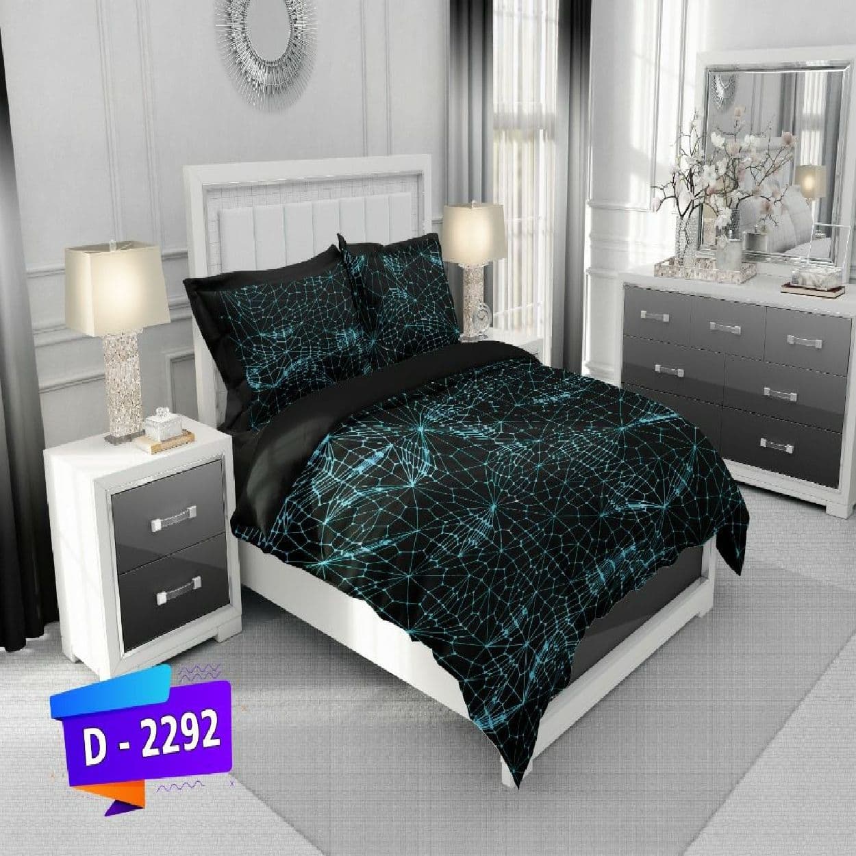 سرویس روتختی لمان دونفره کد D-2292 — تصویر ۲