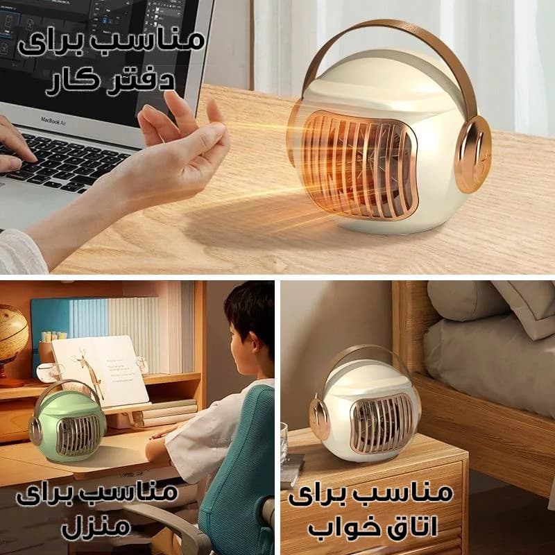 فن هیتر رومیزی مدل فانتزی کد YJY-888 — تصویر ۳