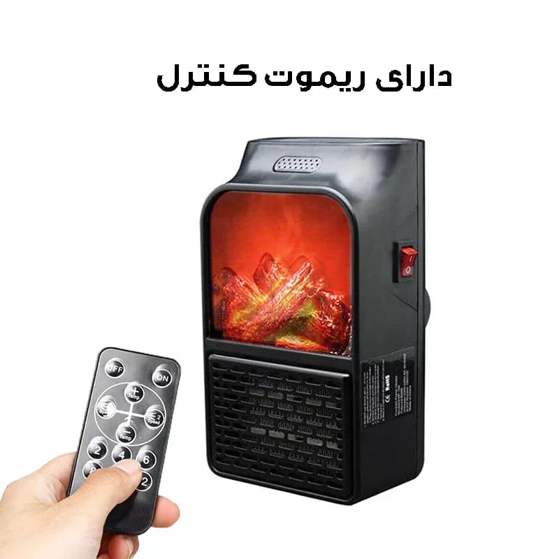 فن هیتر مینی فلیم هیتر مدل پرتابل کد F-H500 — تصویر ۳