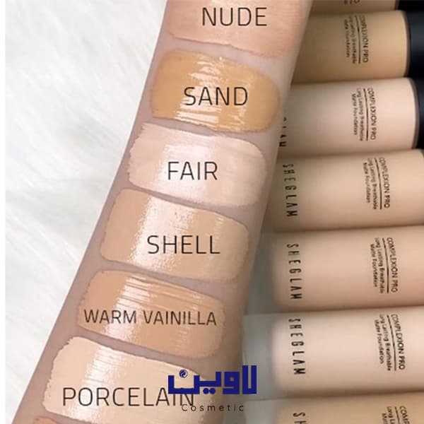 کرم پودر بادوام و مات شیگلم مناسب پوست چرب و مختلط رنگ Shell حجم 30 میل [اصل] — تصویر ۴