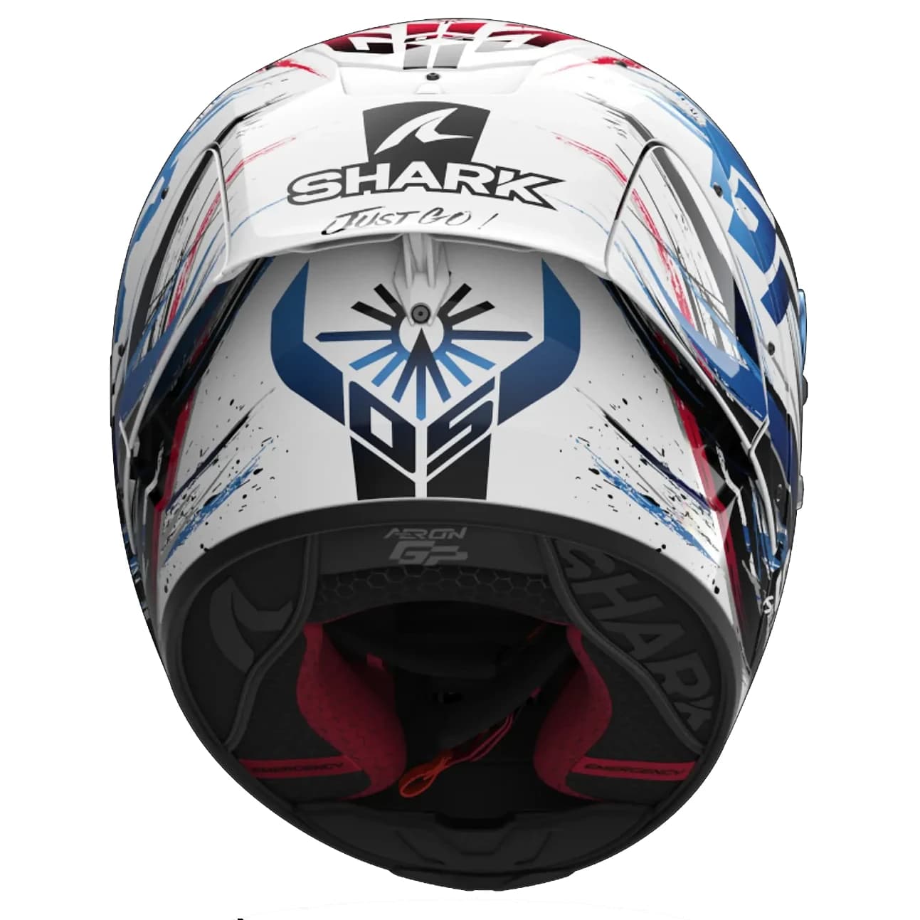 کلاه کاسکت فک ثابت شارک مدل AERON GP FIM RACING #1 REPLICA ZARCO SIGNATURE — تصویر ۵