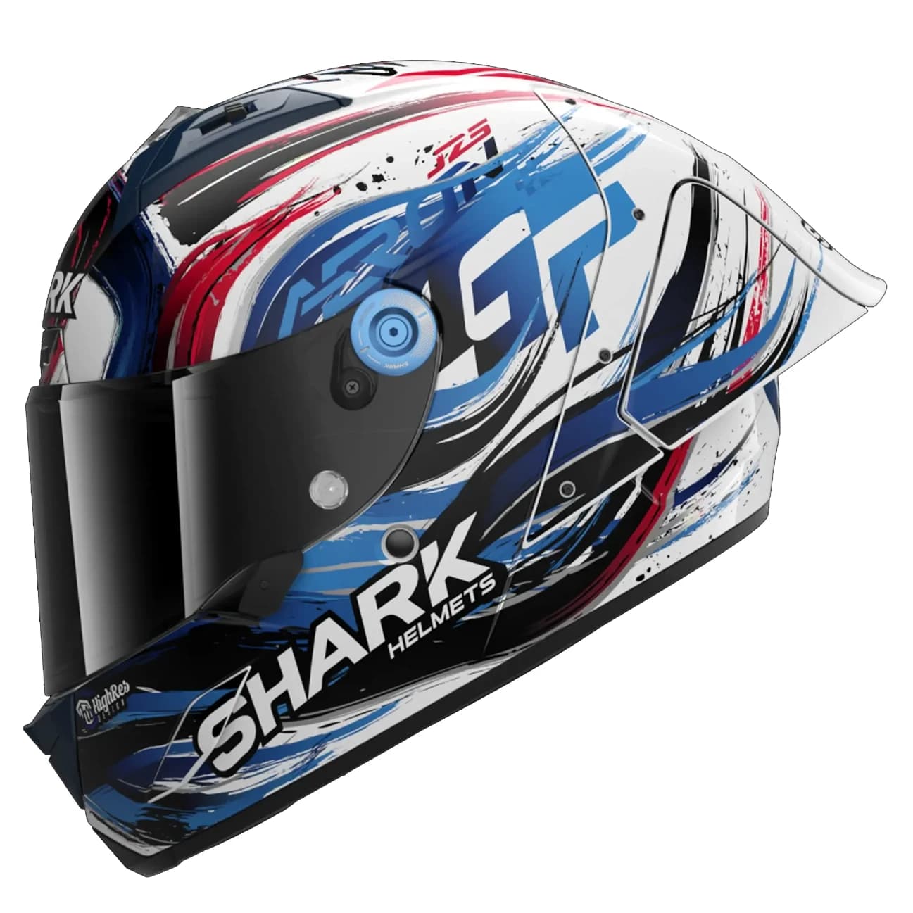 کلاه کاسکت فک ثابت شارک مدل AERON GP FIM RACING #1 REPLICA ZARCO SIGNATURE — تصویر ۲