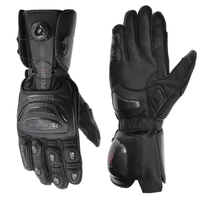 دستکش چرم زمستانی کومین مدل GK253 BLACK
