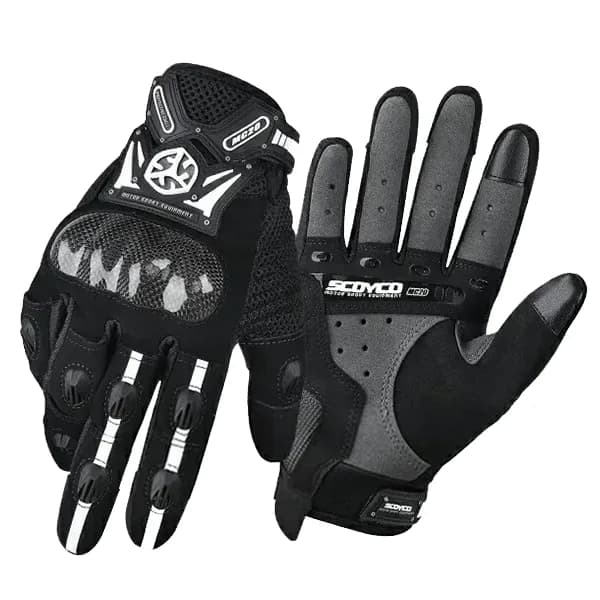 دستکش چهارفصل اسکایکو مدل MC20WP BLACK WHITE