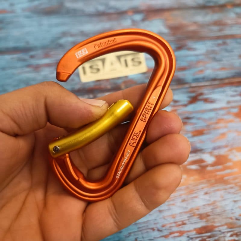 کارابین ساده دهانه خم اسپیریت پتزل PETZL SPIRIT — تصویر ۵