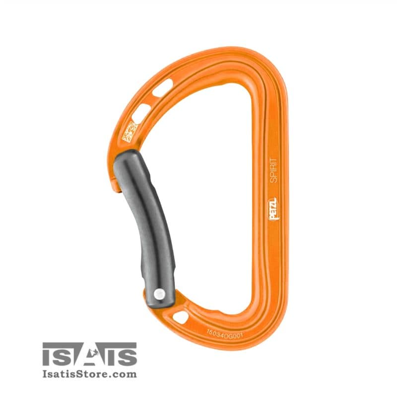 کارابین ساده دهانه خم اسپیریت پتزل PETZL SPIRIT — تصویر ۲