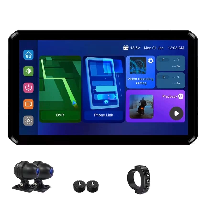 کارپلی موتورسیکلت M2 PRO MAX