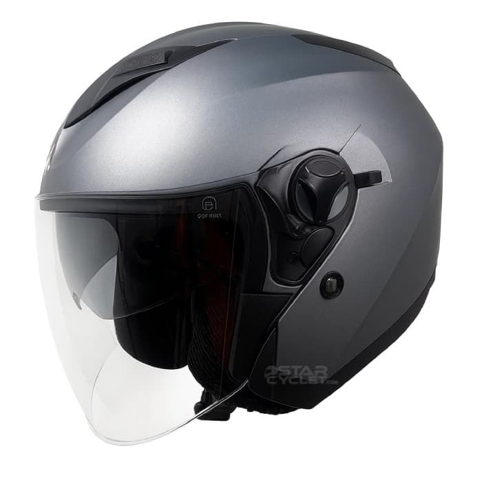 کلاه کاسکت بدون فک FLASH مدل 868 MATT TITANIUM