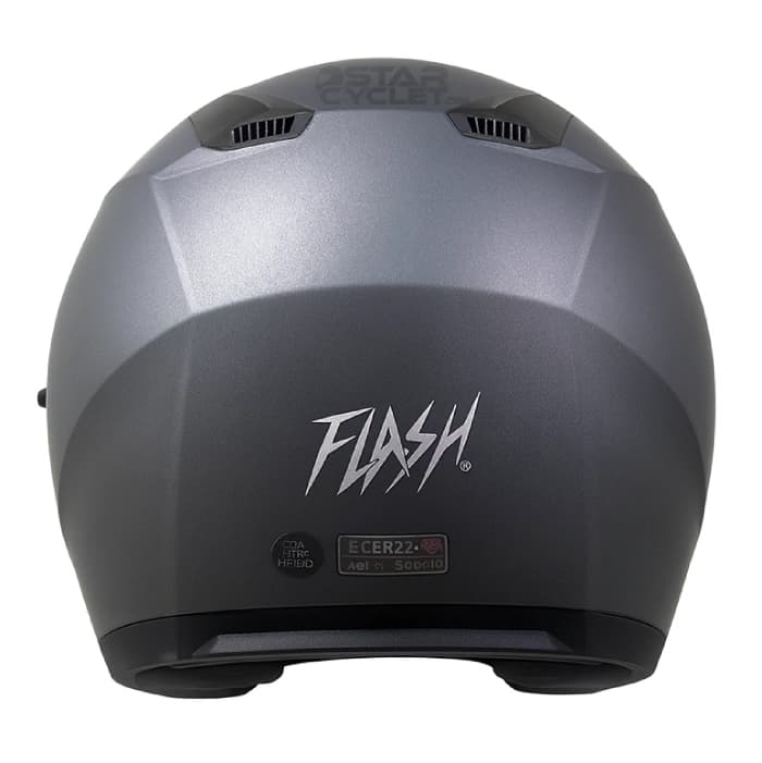 کلاه کاسکت بدون فک FLASH مدل 868 MATT TITANIUM — تصویر ۴
