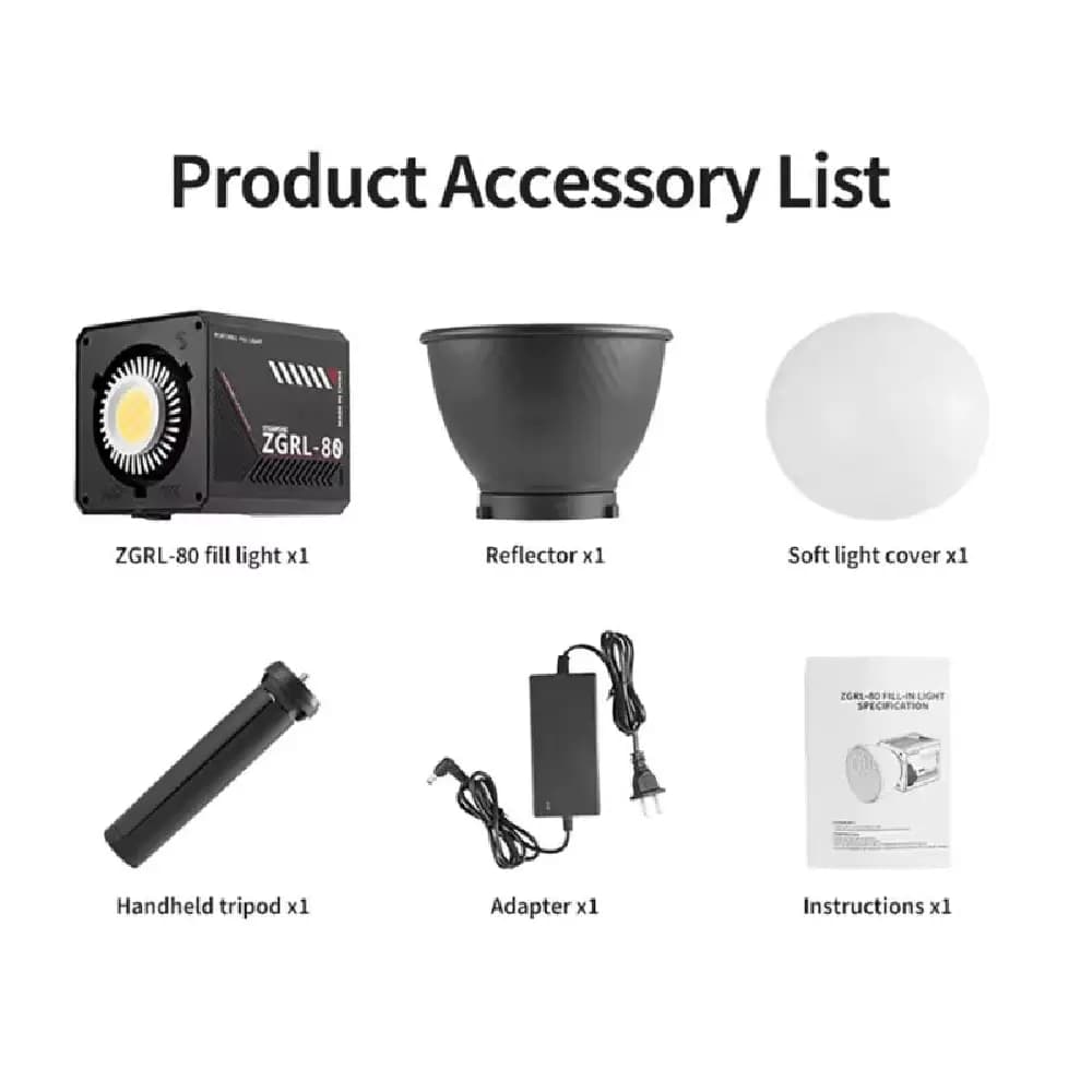 ویدئو لایت کینگ پاور King power ZGRL-80 video light — تصویر ۲