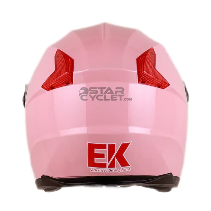 کلاه کاسکت بدون فک EK مدل 101 SHINY PINK — تصویر ۵