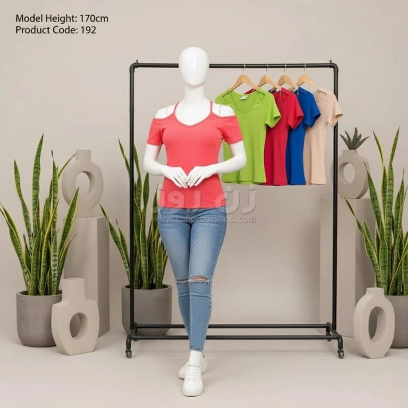 تاپ زنانه زنجیری سرشانه باز