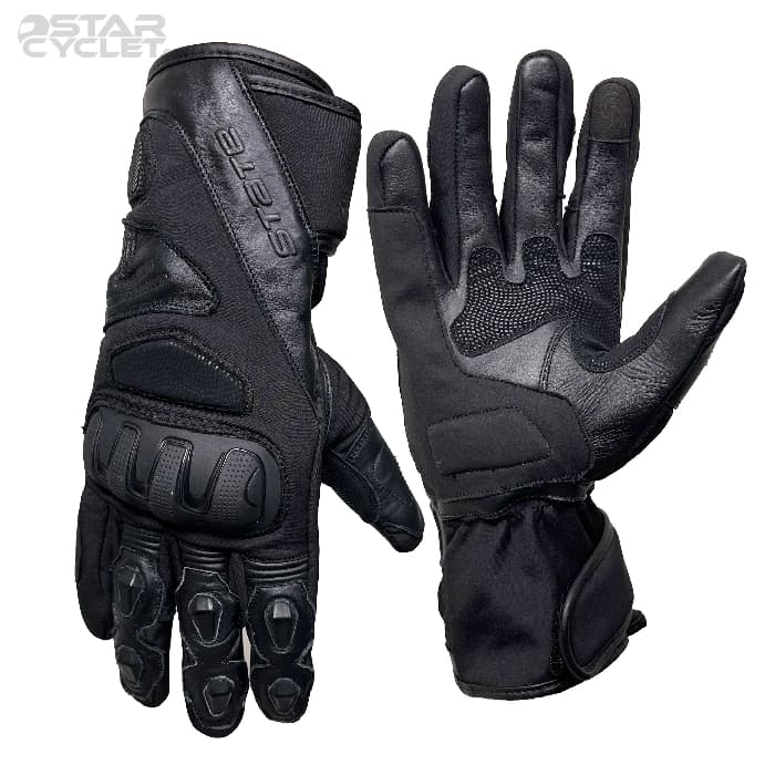 دستکش زمستانی چرمی استیت مدل 0795 BLACK
