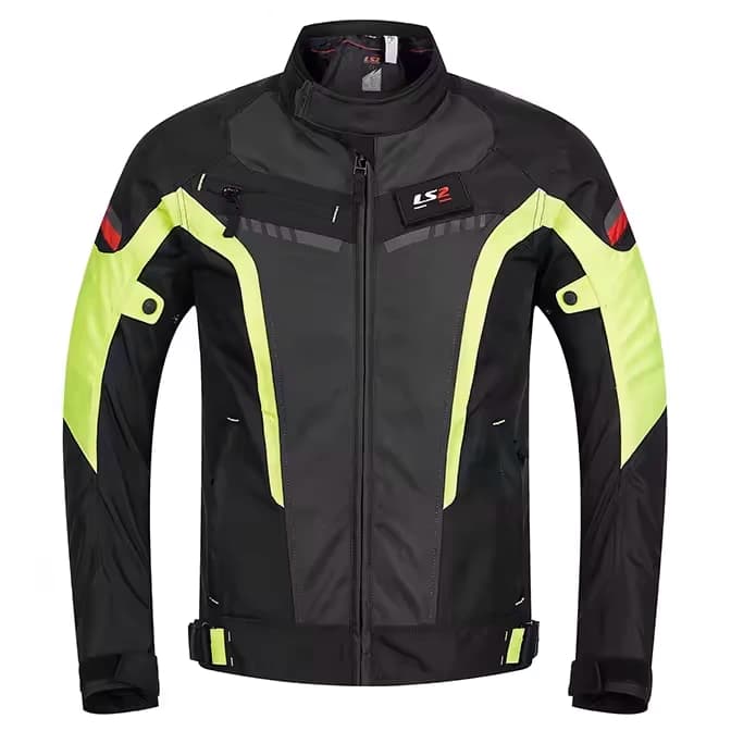 کاپشن چهارفصل موتور سواری ال اس 2 مدل MJ113 BLACK GREEN