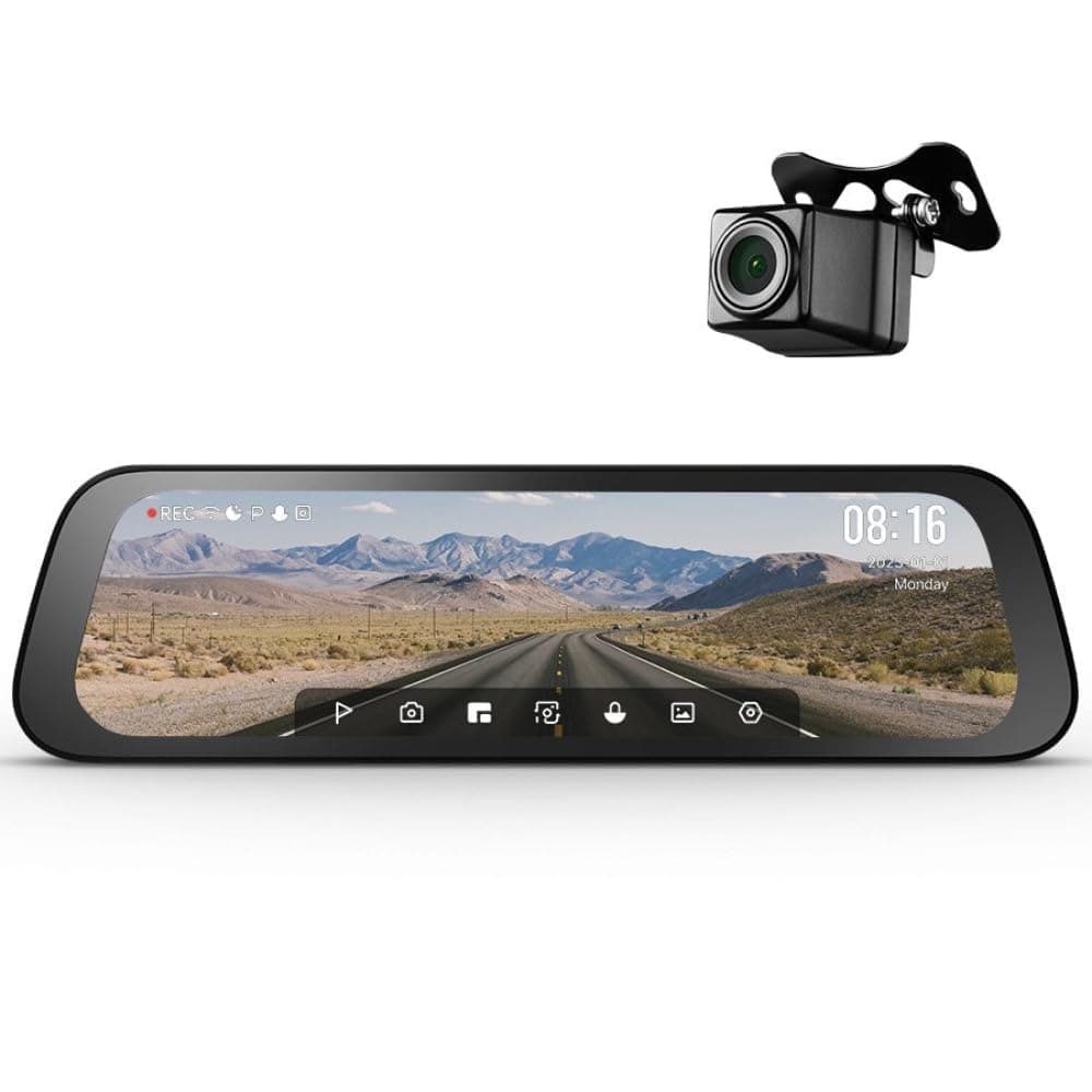 دوربین خودروی مدل 70mai Rearview Dash Cam S500 set