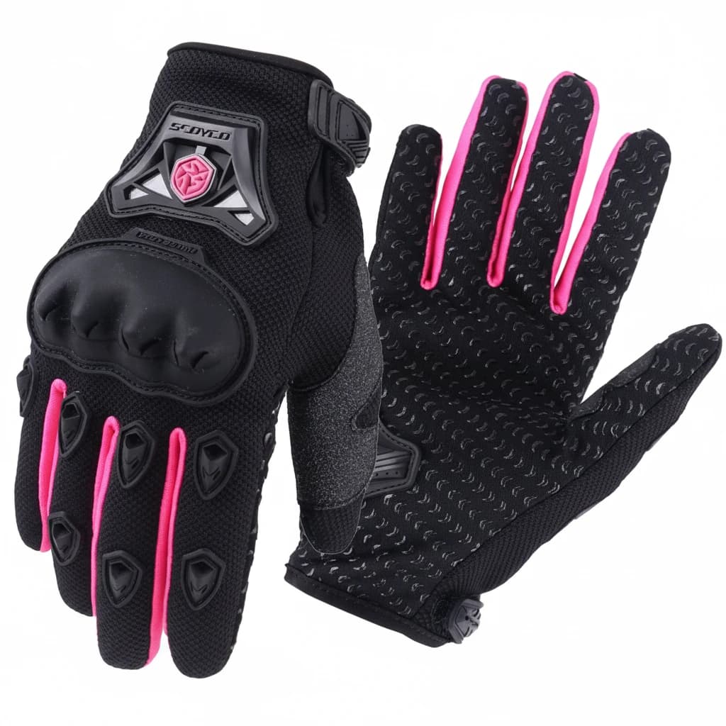 دستکش چهارفصل اسکایکو مدل MC29W BLACK PINK
