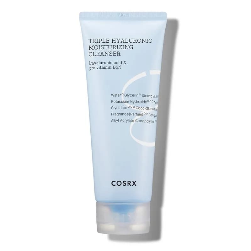شوینده مرطوب‌کننده تریپل هیالورونیک کوزارکس – COSRX Triple Hyaluronic Moisturizing Cleanser