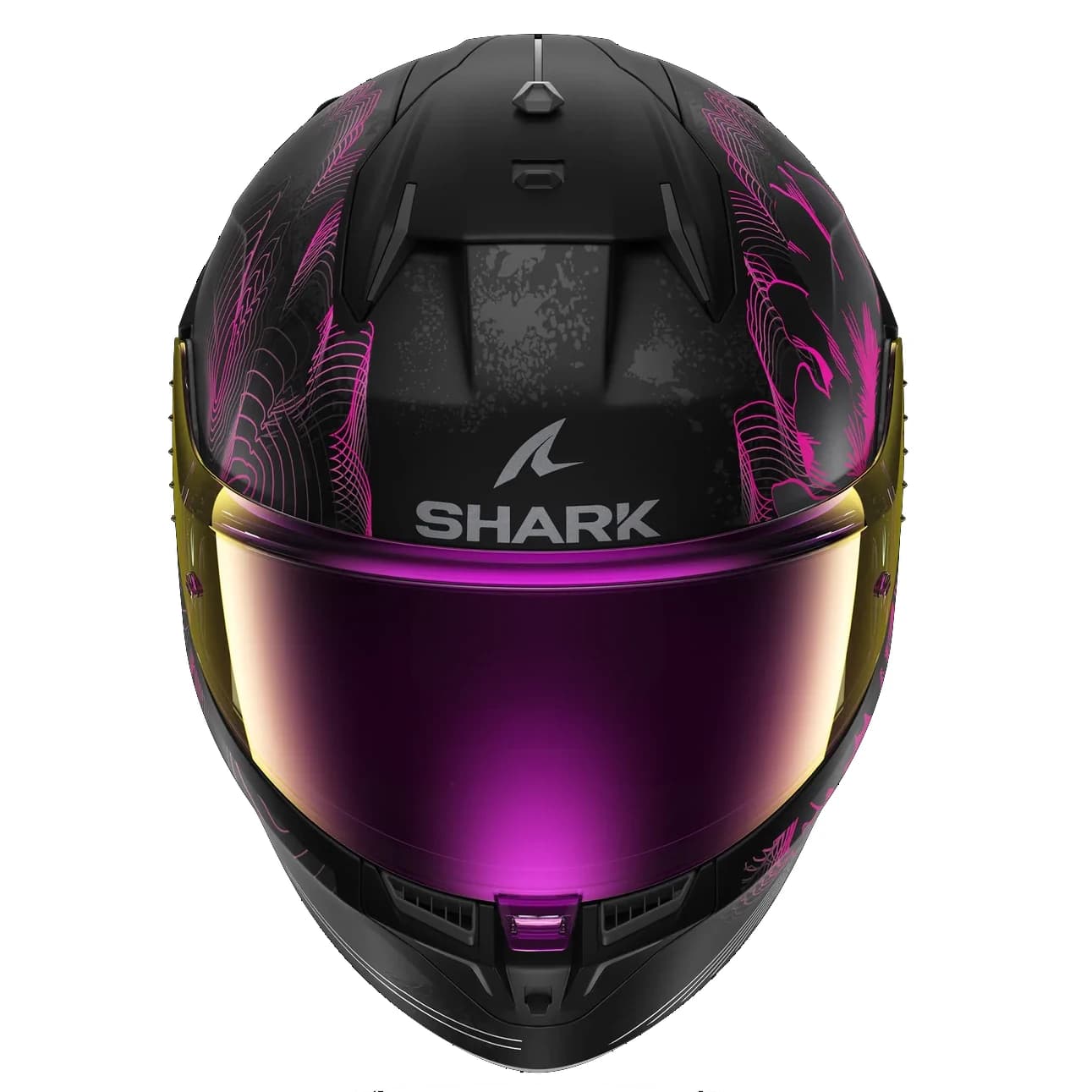 کلاه کاسکت فک ثابت شارک مدل D-SKWAL 3 MAYFER MATTE BLACK VIOLET — تصویر ۲
