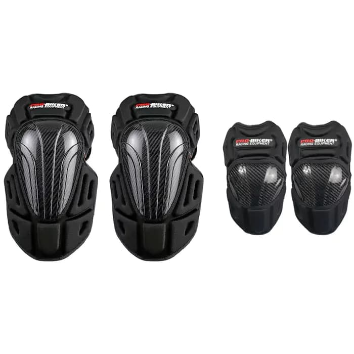 ست زانوبند و آرنج بند PROBIKER مدل CARBON BLACK