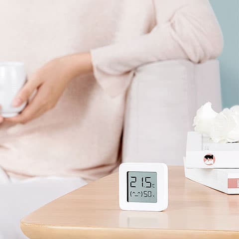 سنسور دما و رطوبت شیائومی Mi Temperature and Humidity Monitor2 (جعبه باز) — تصویر ۸