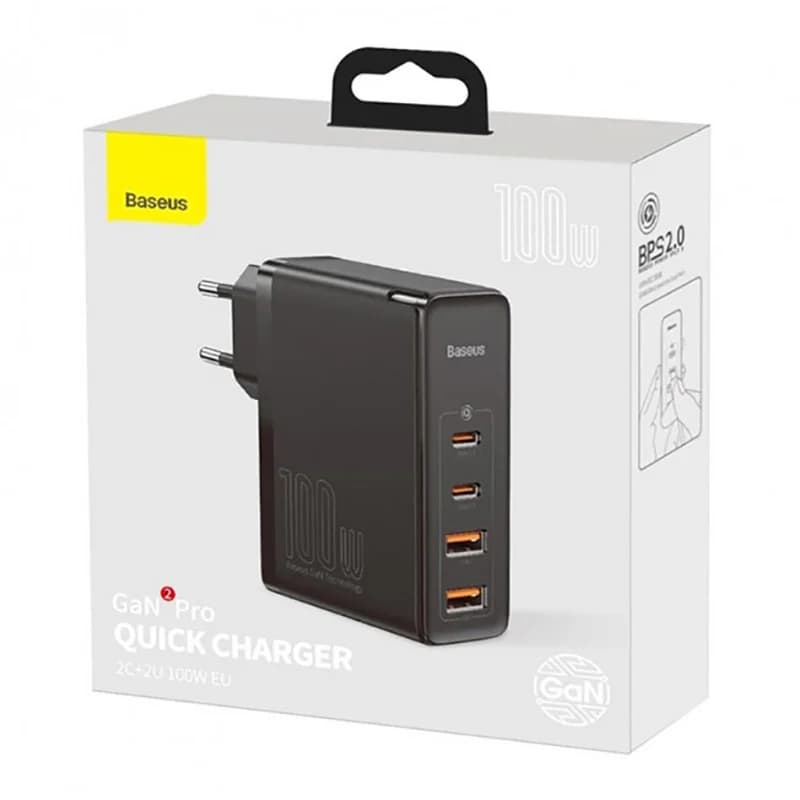 شارژر دیواری باسئوس مدل CCGAN2P-L01 به همراه کابل تبدیل USB-C — تصویر ۵