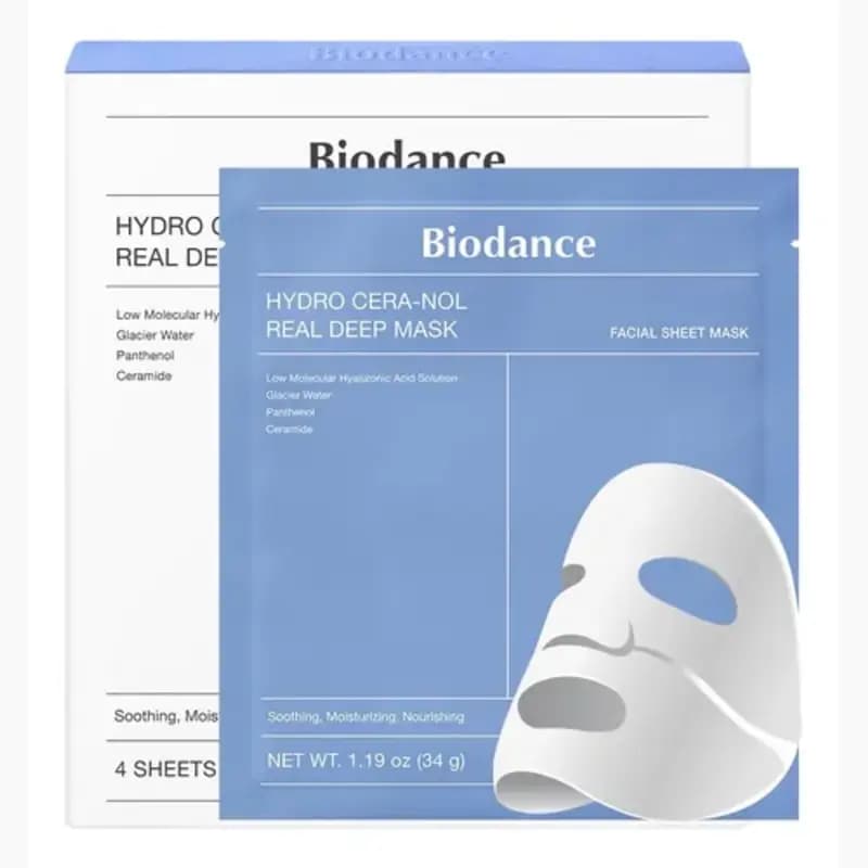 ماسک بیو کلاژن آبرسان عمیق بایودنس (آبی) Biodance Bio-Collagen Real Deep Moisture Mask