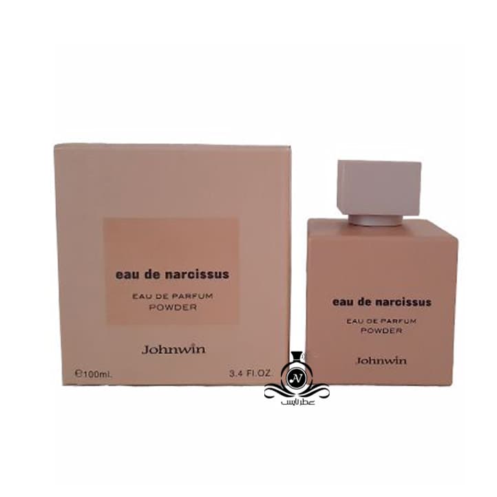 ادکلن زنانه نارسیس رودریگز پودر شرکت جانوین Johnwin eau de narcissus powder