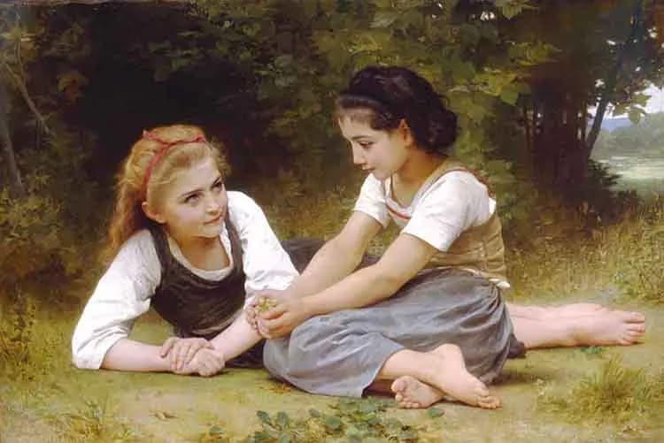 بوم کنواس نقاشی دختر