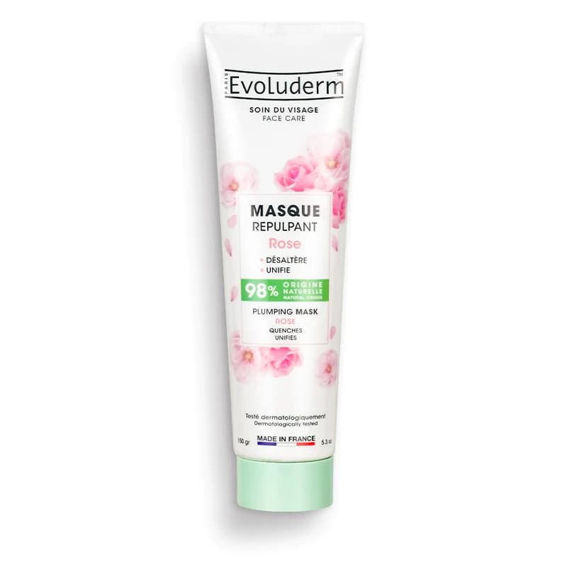 ماسک مرطوبکننده و روشنکننده صورت اولودرم پوست حساس مدل رز 100میل — تصویر ۲