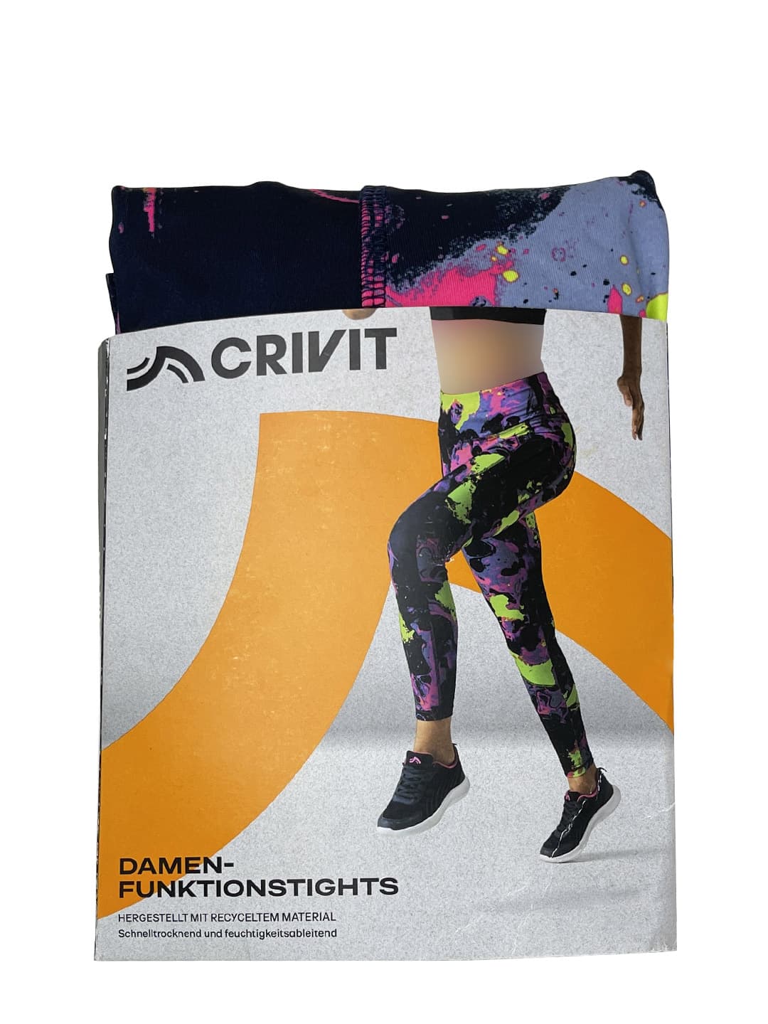 لگ ورزشی زنانه دویدن برند Crivit طرح دار کد A2618