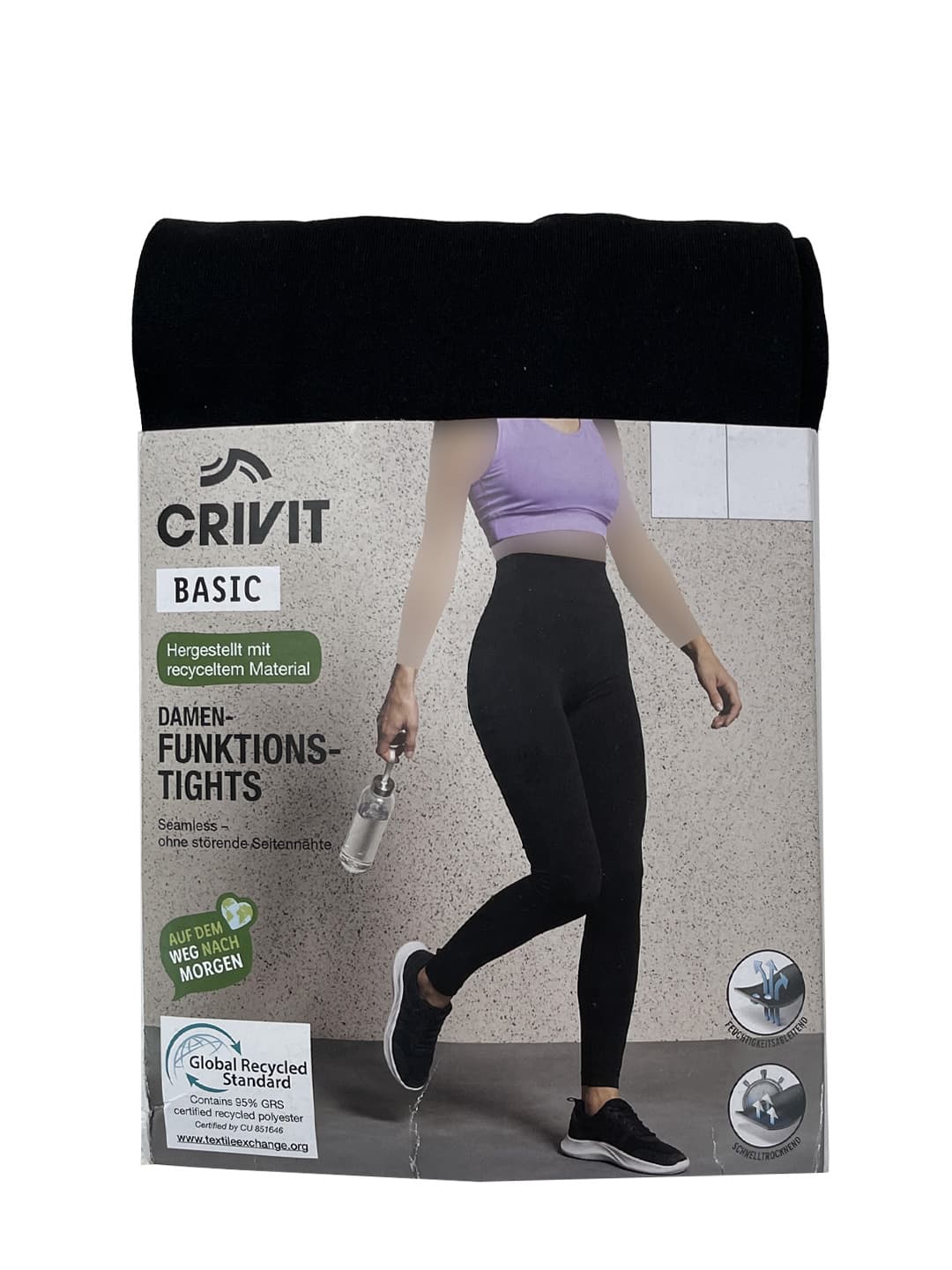 لگ ورزشی زنانه باشگاهی Cri.vit رنگ مشکی کد A2596
